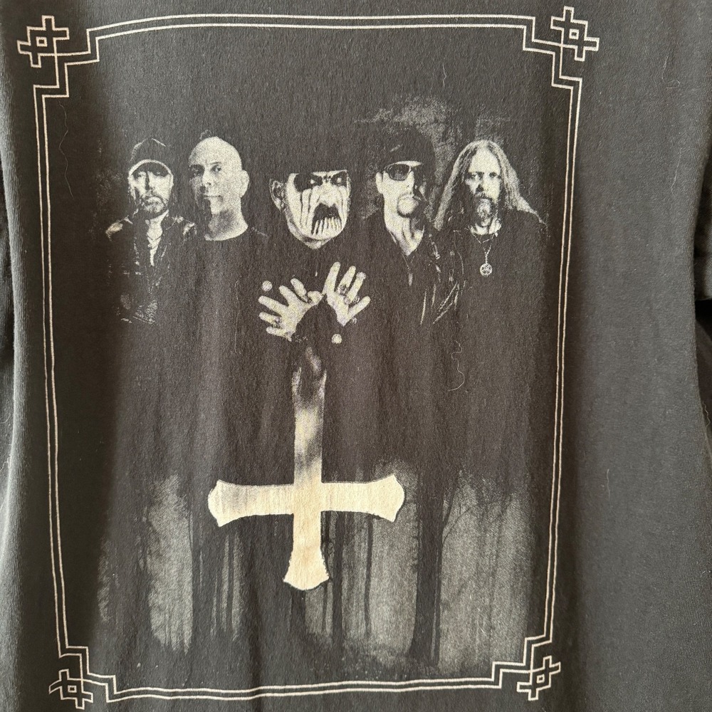 Mercyful Fate In Concert 2022 Tour Band T-shirt Sz Adult L King Diamond 2 Sided - Picture 2 of 6